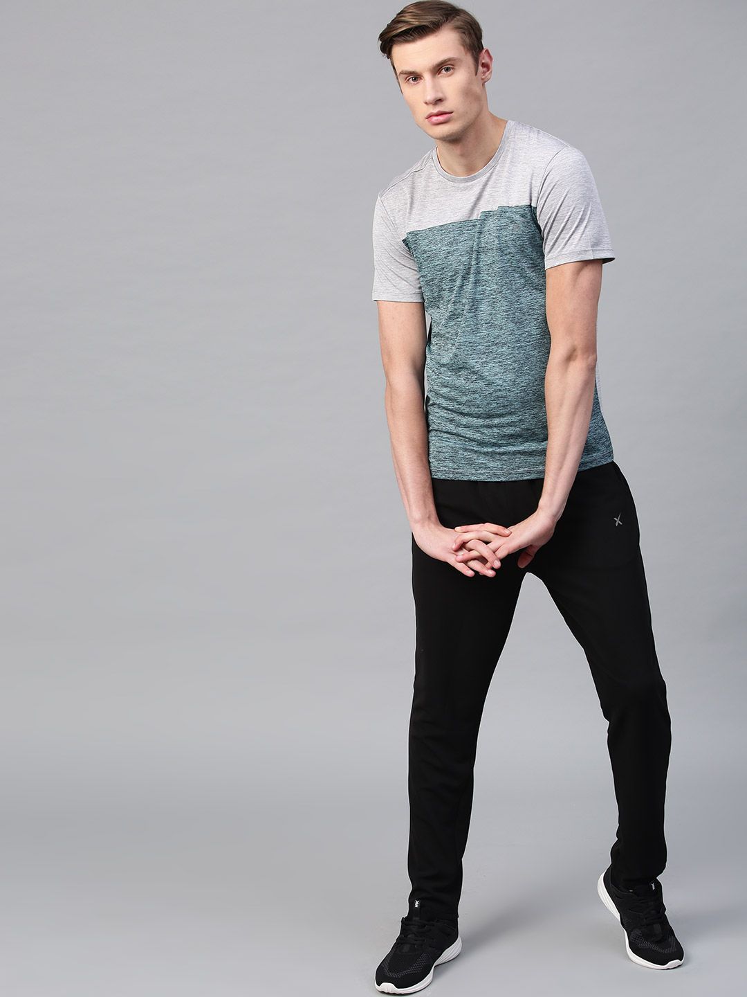 HRX by Hrithik Roshan Men Black Active Essential Track Pants