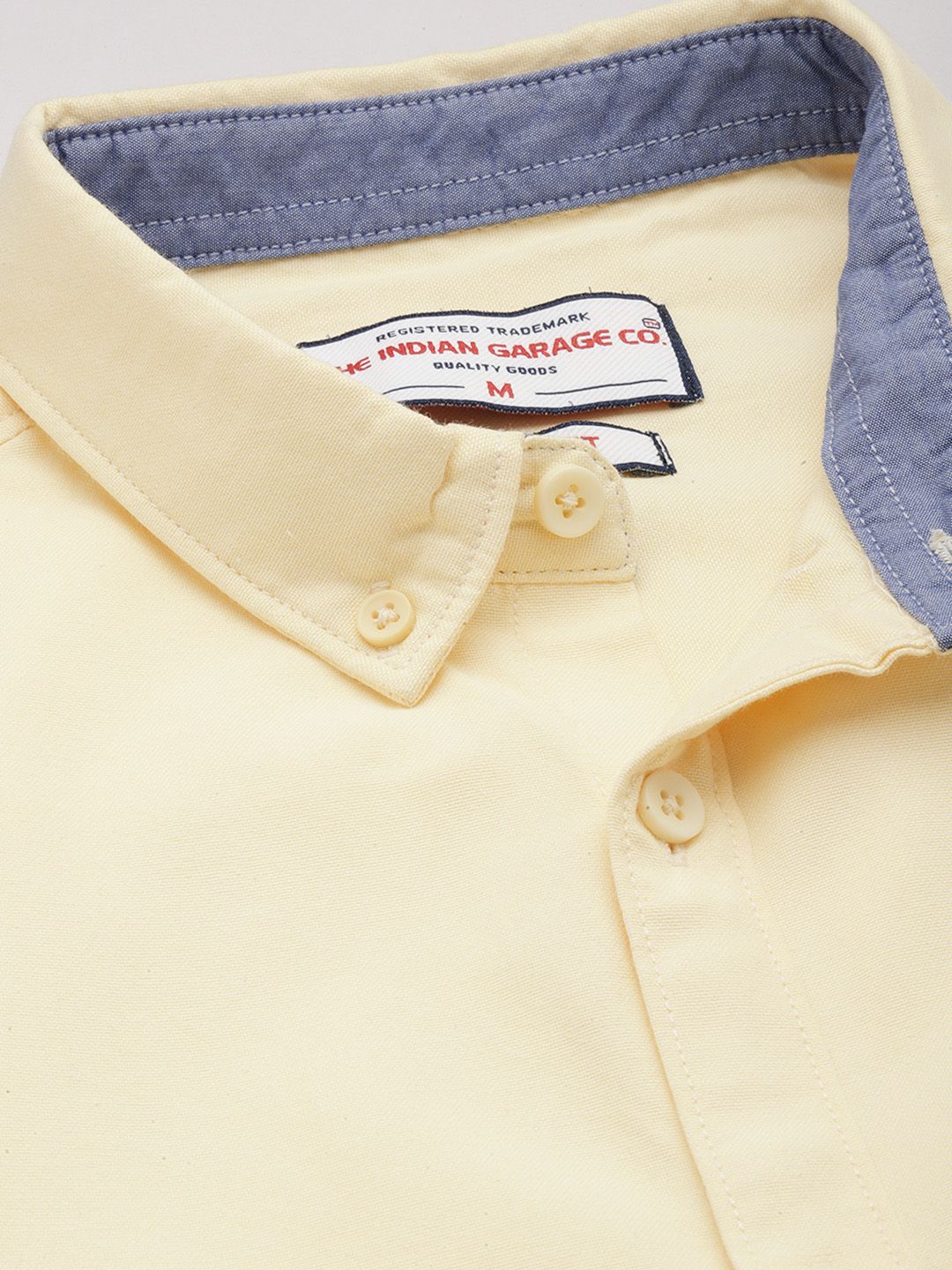 The Indian Garage Co Slim Fit Opaque Casual Shirt