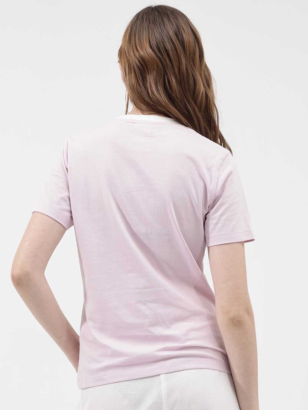 RAREISM Round Neck Cotton T-shirt
