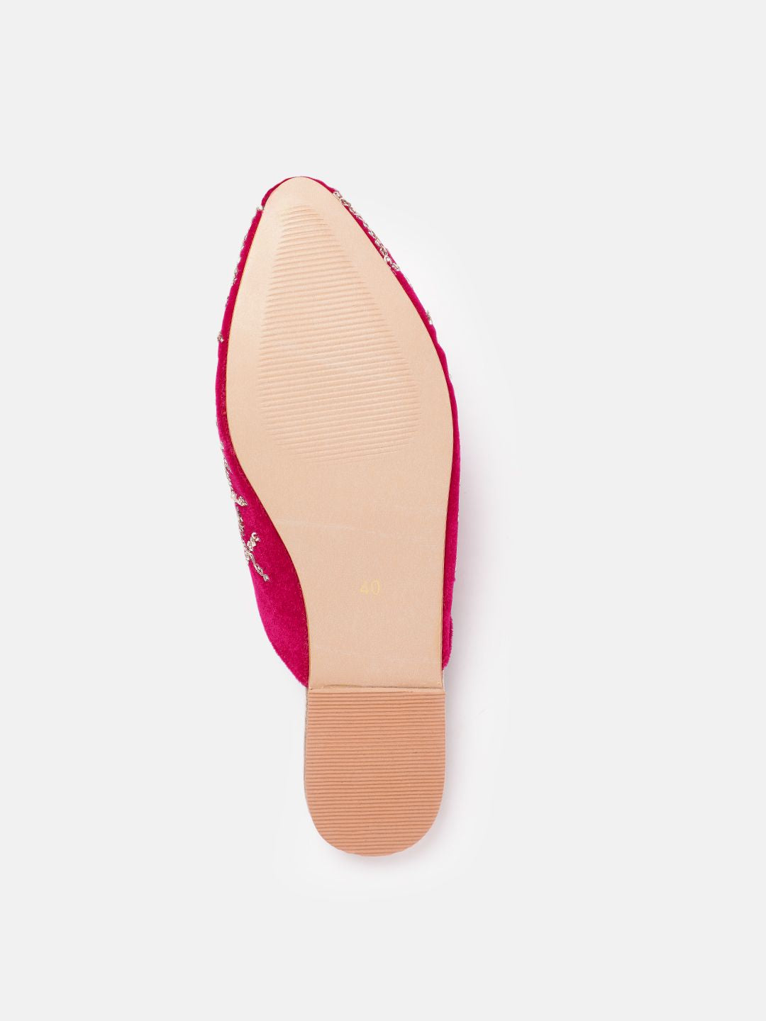 House of Pataudi Women Embellished Ethnic Mules