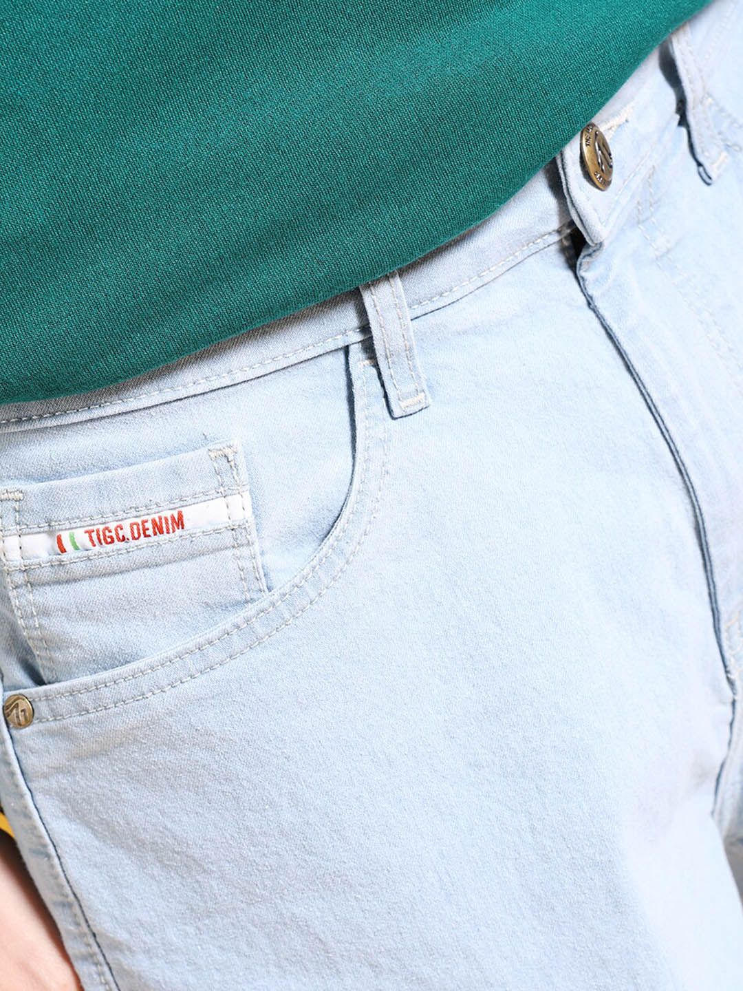 The Indian Garage Co Men Mid Rise Cotton Cargos Shorts
