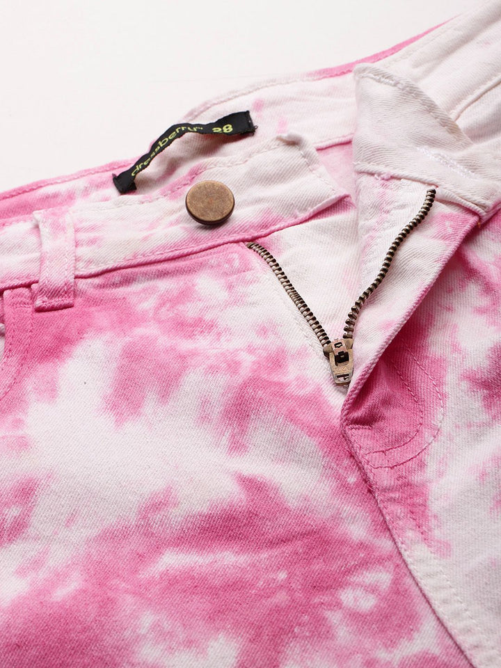 DressBerry Women Tie & Dye Slouchy Fit Stretchable Jeans