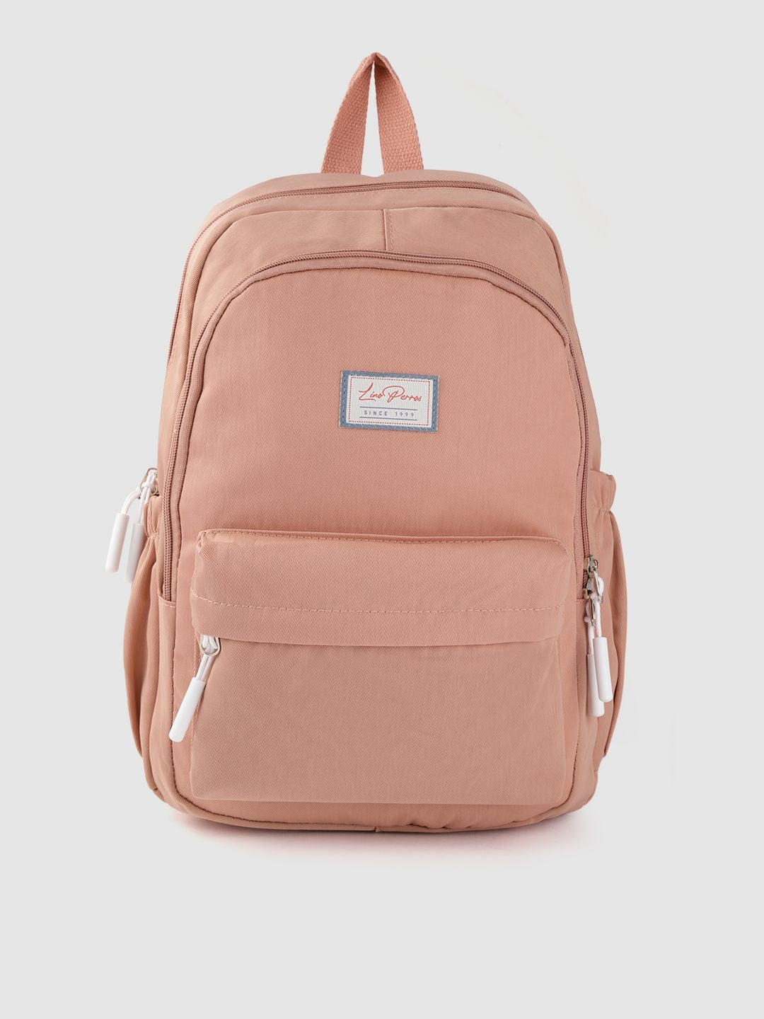 Lino Perros Women Pink Solid Laptop Backpack