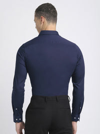 THE BEAR HOUSE Spread Collar Slim Fit Formal Shirt