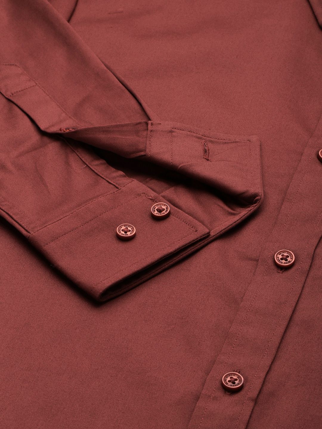 Being Human Slim Fit Button-Down Collar Casual Shirt