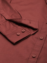 Being Human Slim Fit Button-Down Collar Casual Shirt