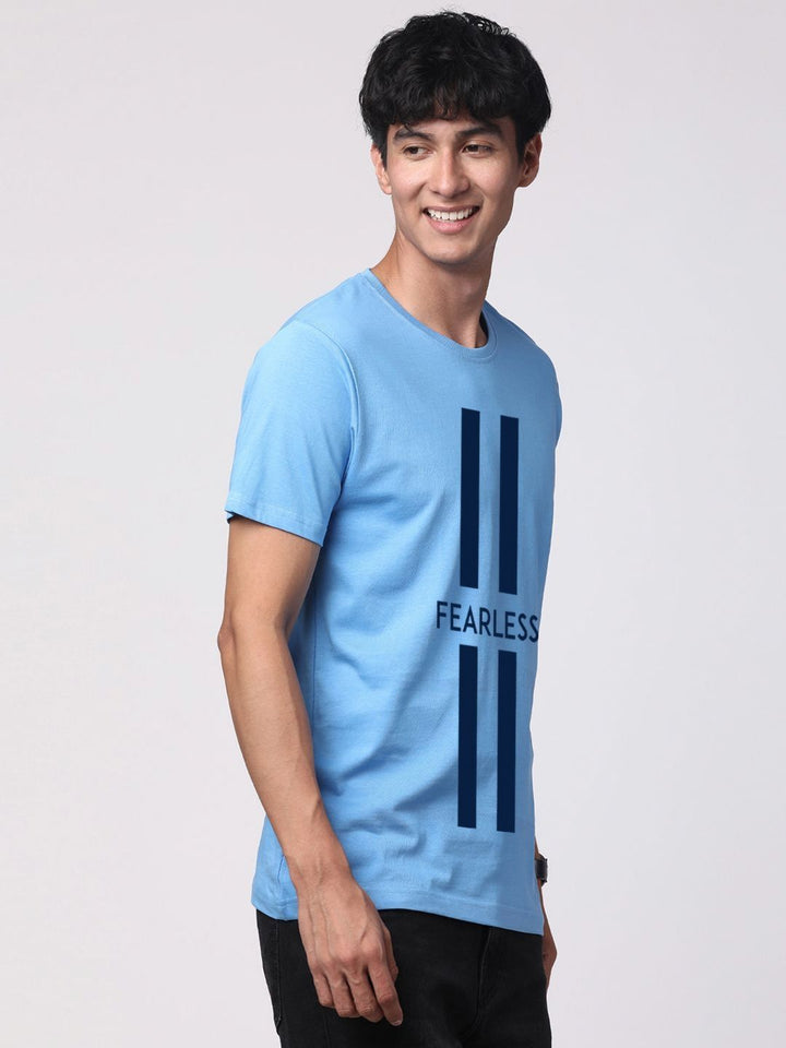 ADRO Men Typography Printed Cotton T-shirt