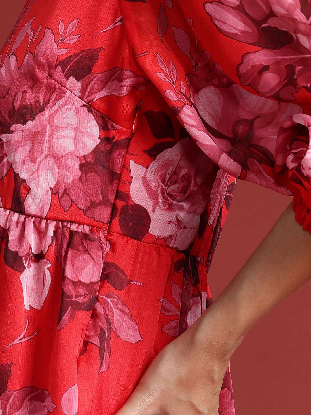all about you Floral Print A-Line Mini Dress