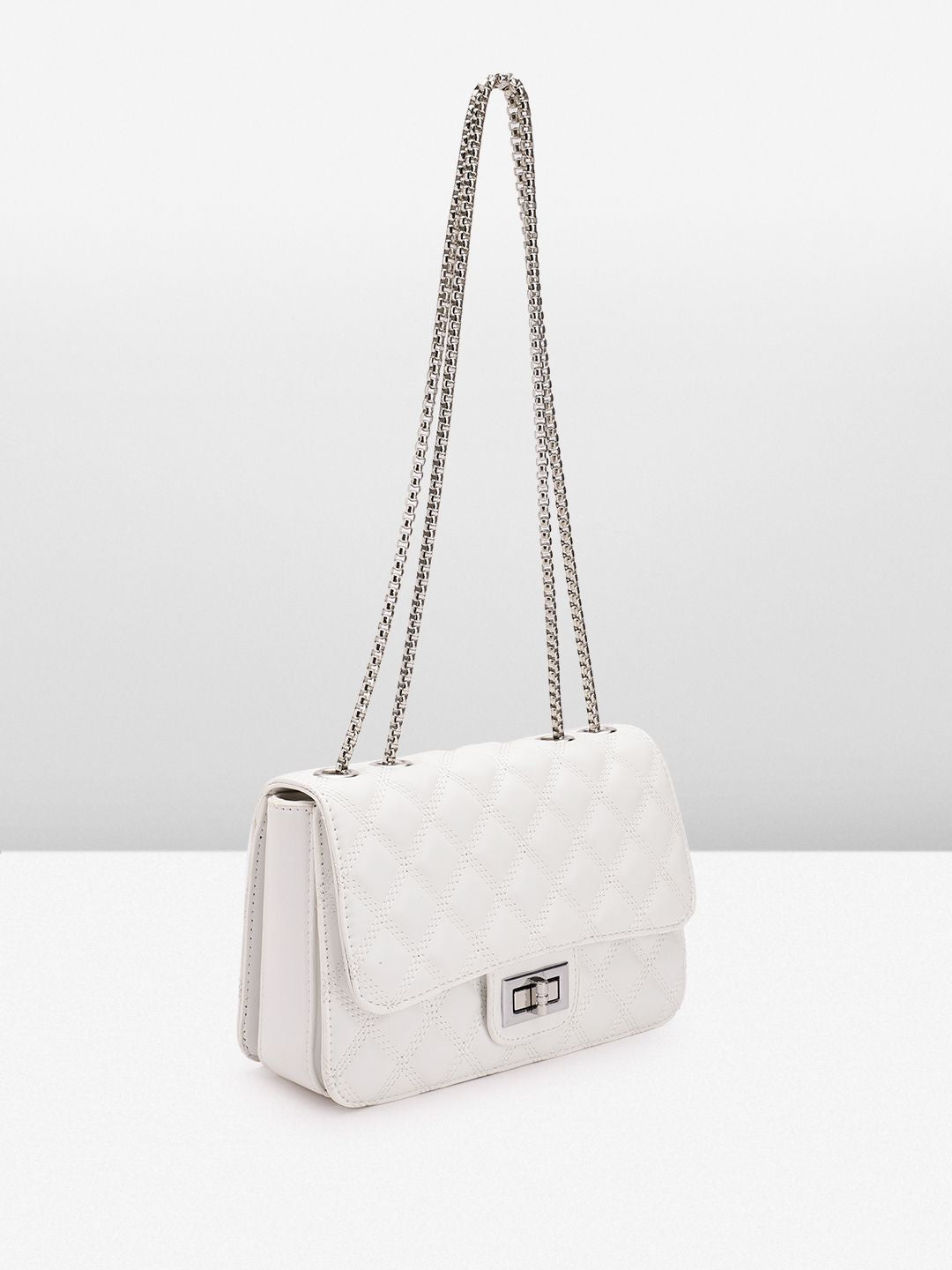 Lino Perros Structured Quilted Shoulder Bag