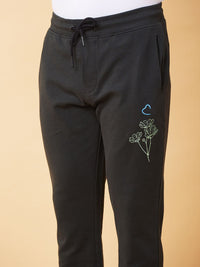 Being Human Men Mid Rise Placement Print Track Pants