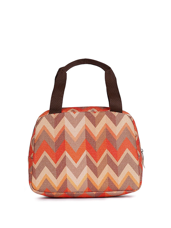 ZOUK Printed Insulated Lunch Bag