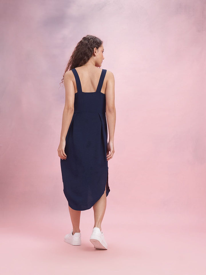 DressBerry Side Slit A-Line Midi Dress