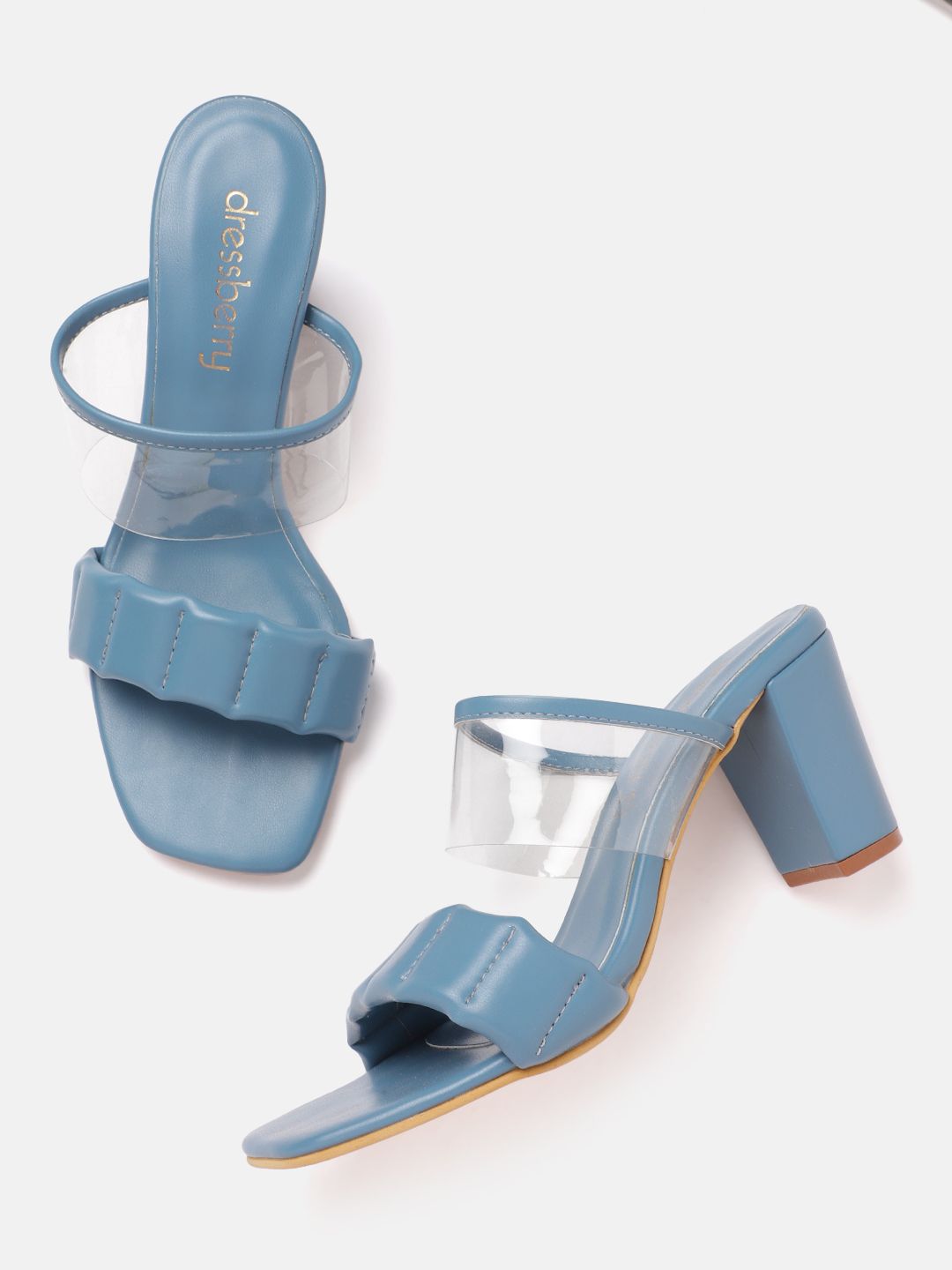 DressBerry Quilted Block Heel