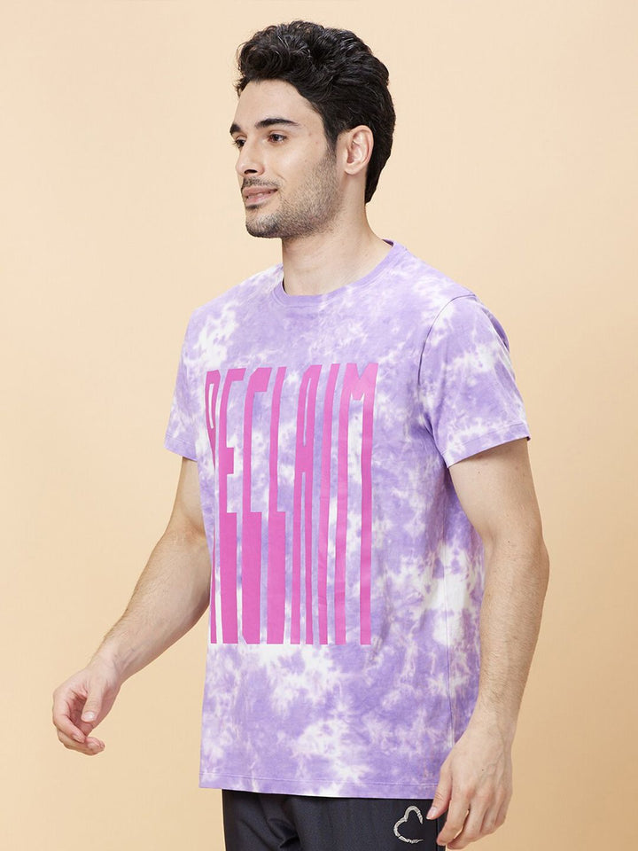 Being Human Dyed Round Neck Short Sleeves Cotton T-shirt