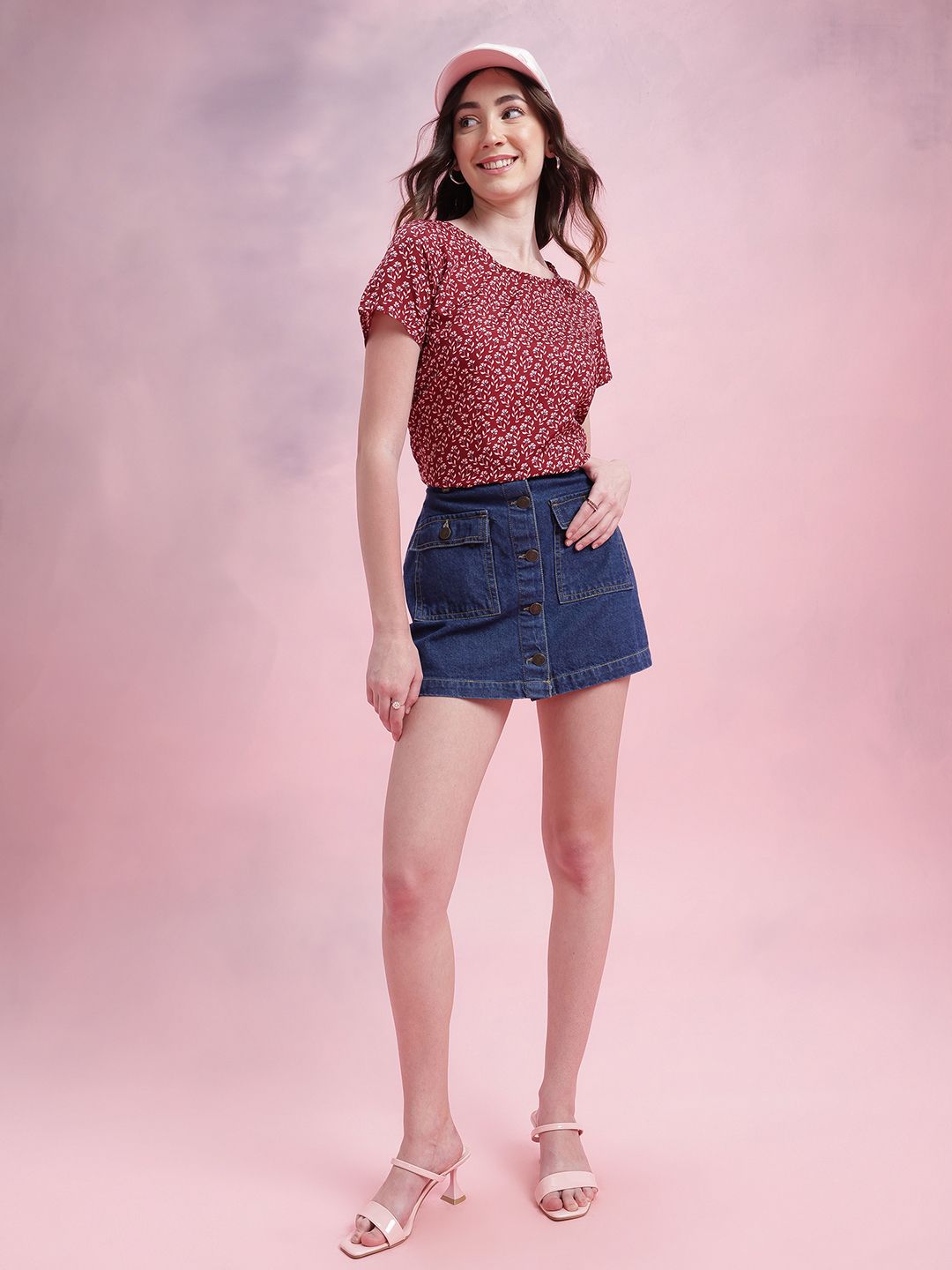 DressBerry Floral Print Top
