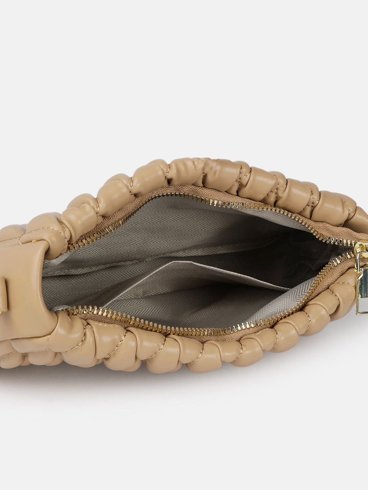 DressBerry Quilted Structured Shoulder Bag