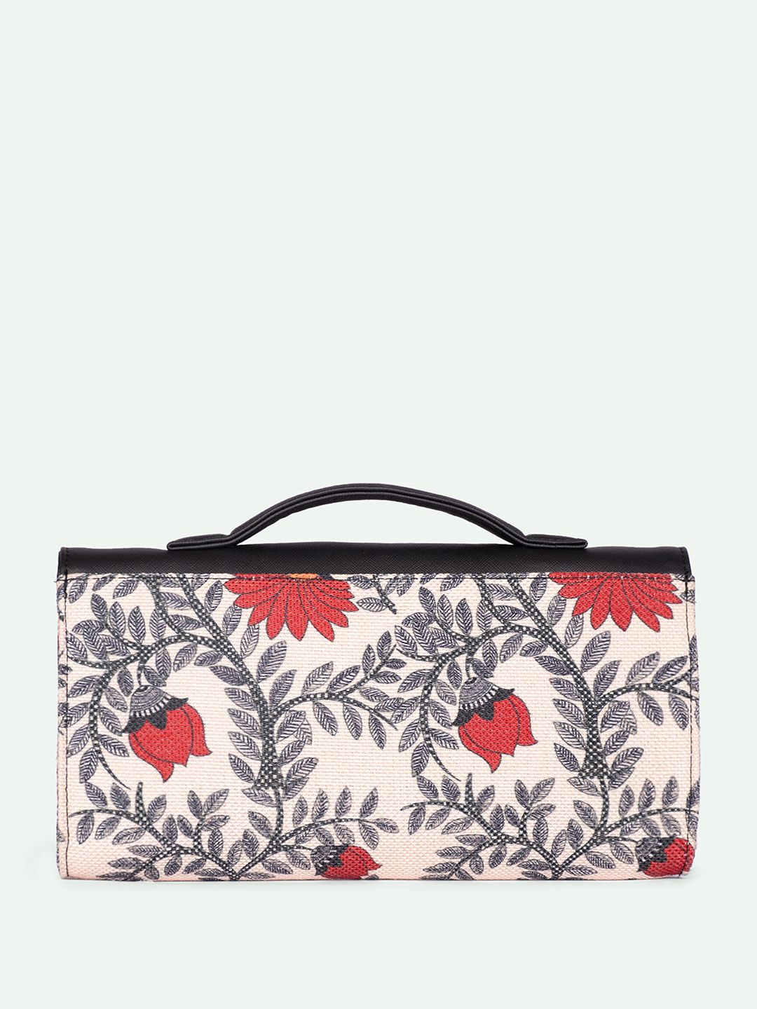 ZOUK Rhea Kapoor Nawabi Couture Textured Water Resistant Jute Envelope Clutch