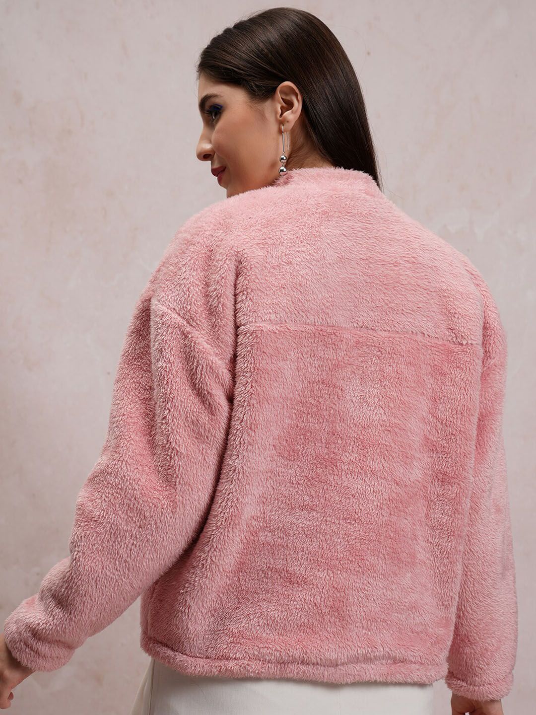 Tokyo Talkies Pink Oversized Tailored Jacket