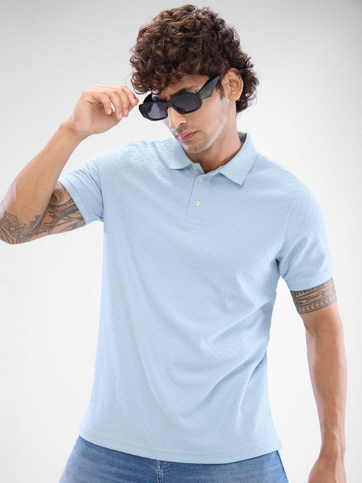 SPYKAR Men Polo Collar Solid  Slim Fit T-Shirt