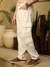 DENNISON Korean Baggy Fit Cargo Jeans