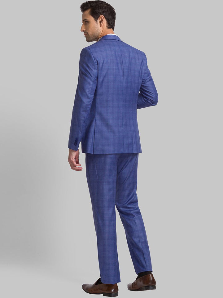 Raymond Men Checked Single Breasted Two Piece Formal Suit