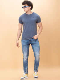 Being Human Men Slim Fit Mid-Rise Heavy Fade Stretchable Jeans
