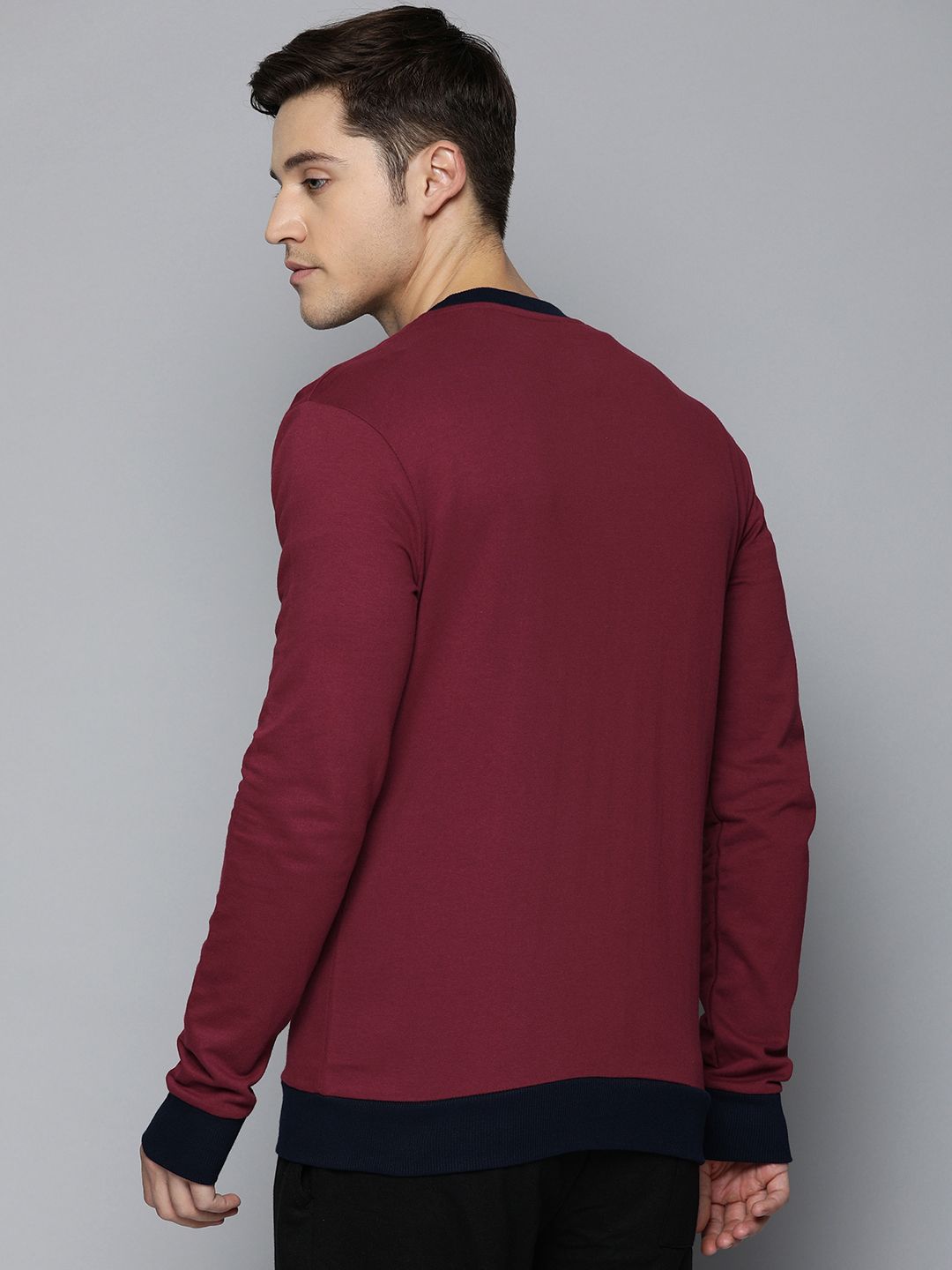 DILLINGER Men Maroon Solid Bomber Jacket