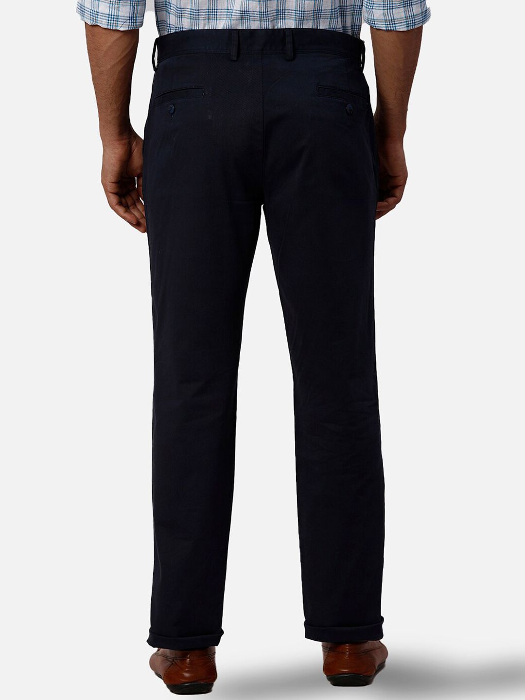 Park Avenue Men Slim Fit Mid-Rise Formal Trousers