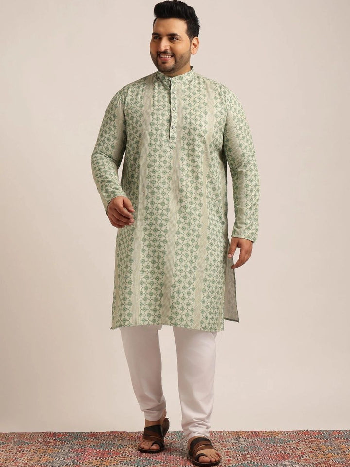 SOJANYA PLUS Men Ethnic Motifs Printed Indie Prints Kurta