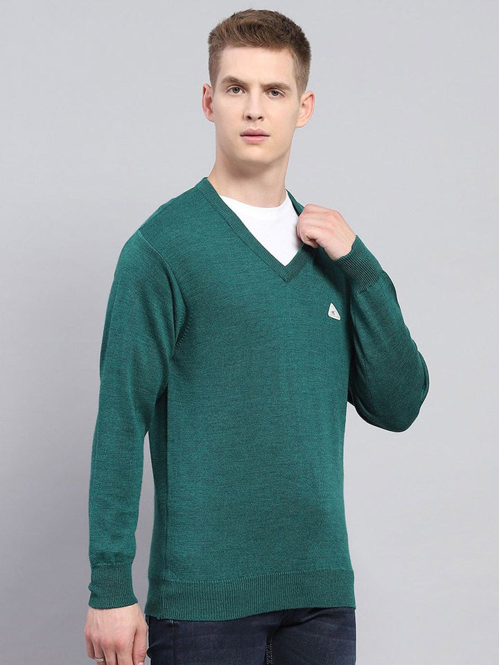 Monte Carlo Men V Neck Woollen Pullover