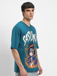 Bewakoof Men Printed V-Neck T-shirt