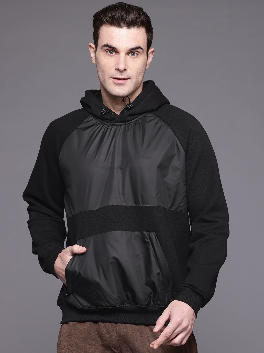 HRX by Hrithik Roshan Training Hood with Toggle Sweatshirt