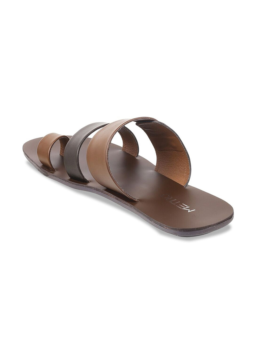 Metro Men Leather Comfort Sandals