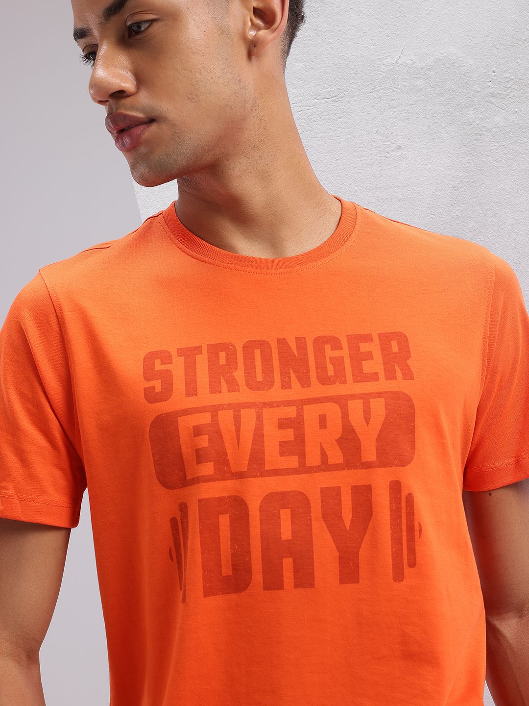 HRX by Hrithik Roshan Men Typography Printed Training T-shirt