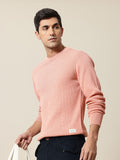 Mr Bowerbird Pure Cotton Self-Design Pullover Sweater