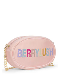 Berrylush Structured Applique Sling Bag