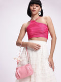 DressBerry Structured Sling Bag With Scarf