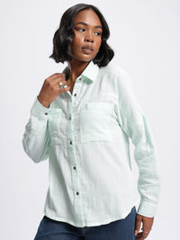 DressBerry Urban Elegance Drop-Shoulder Shirt