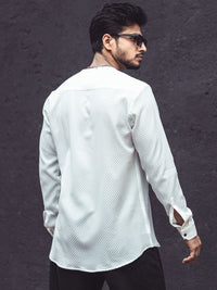 Powerlook Self Design Regular Casual Shirt