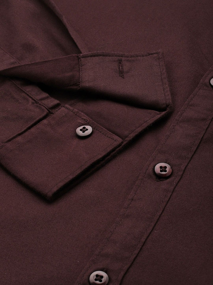 SPYKAR Pure Cotton Slim Fit Opaque Casual Shirt