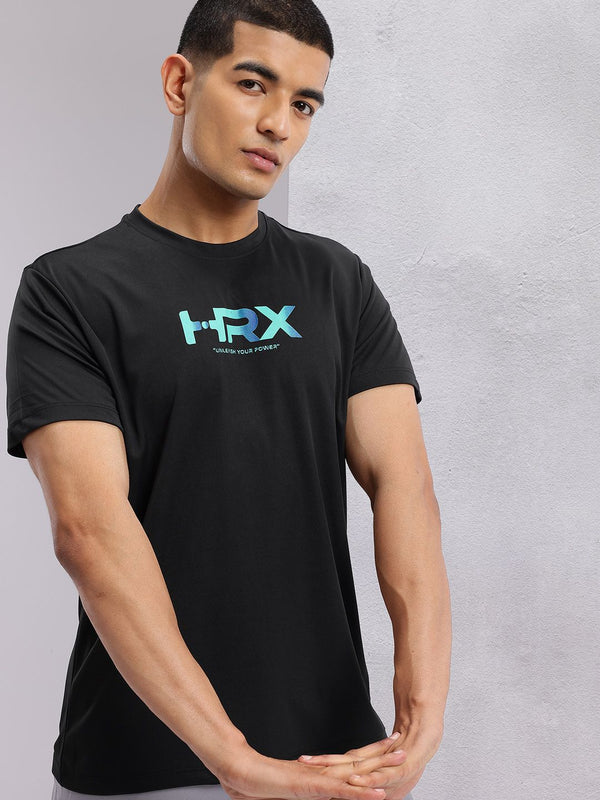 HRX by Hrithik Roshan Brand Logo Printed Training T-shirt