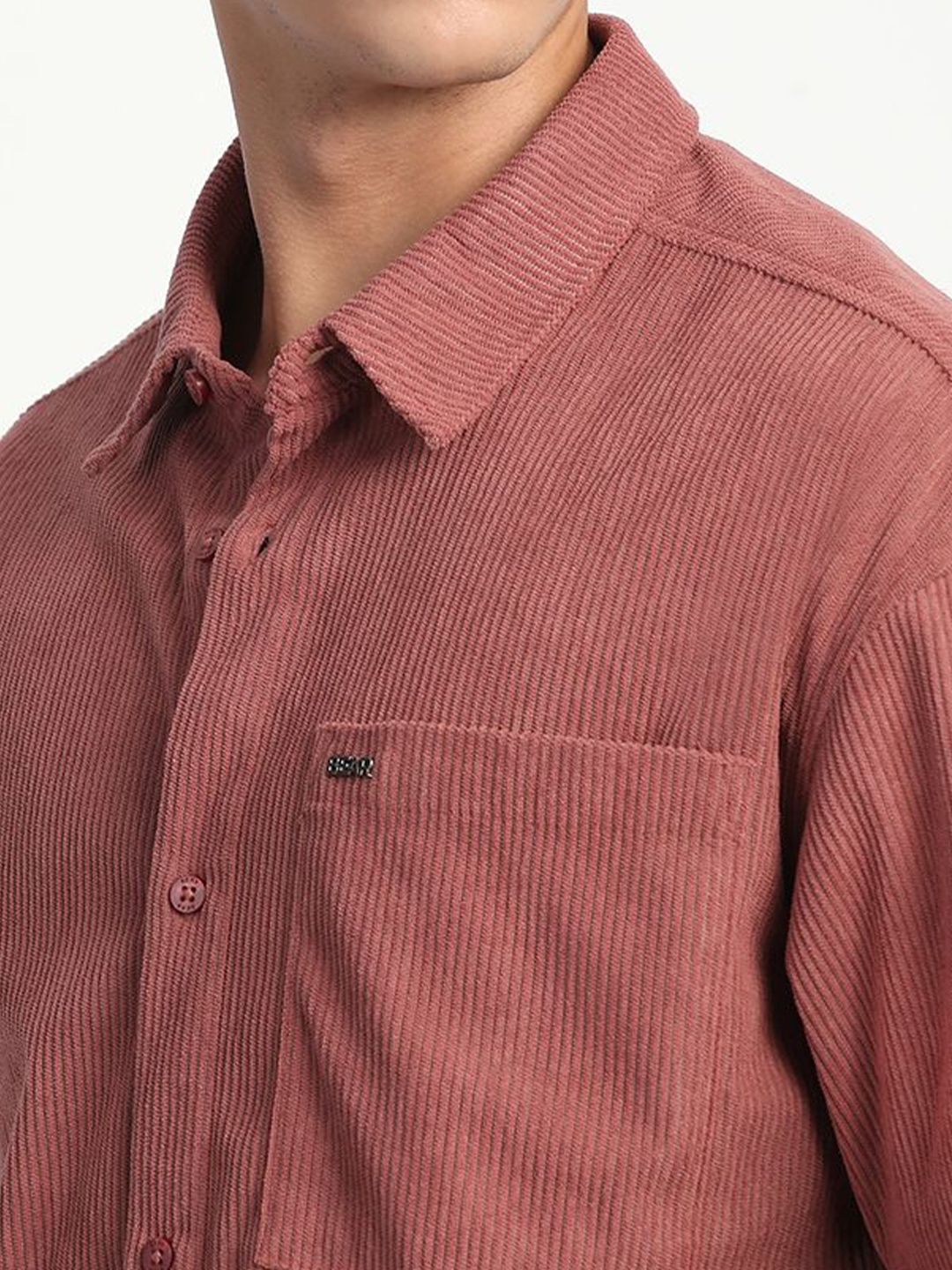 THE BEAR HOUSE Men Corduroy Relax Fit Casual Shirt