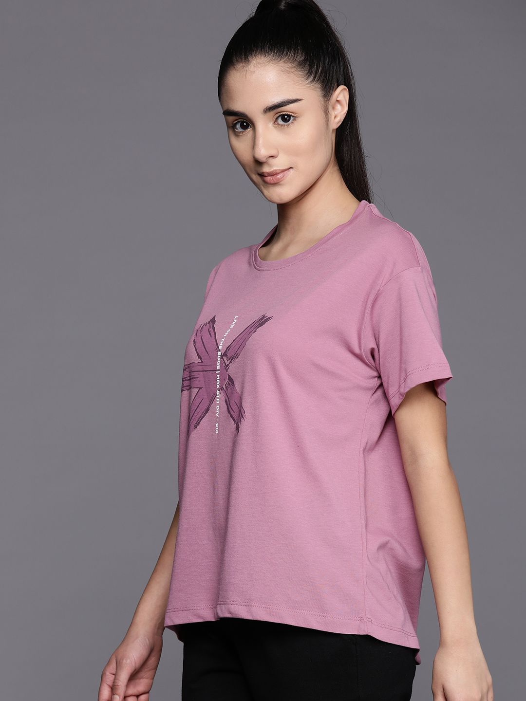 HRX by Hrithik Roshan Women Typography Printed T-shirt