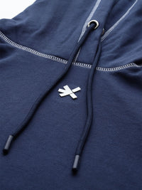 HRX by Hrithik Roshan Hooded Up-Front Stitch Training Sweatshirt