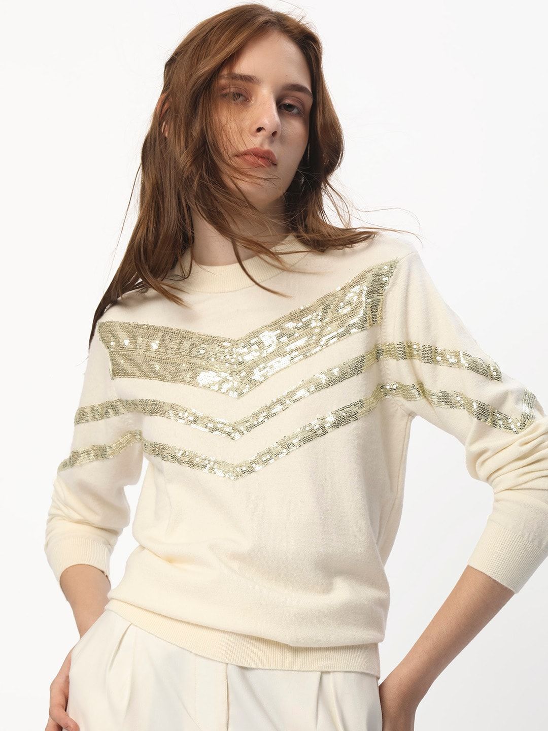 RAREISM Embellished Detailed Pullover