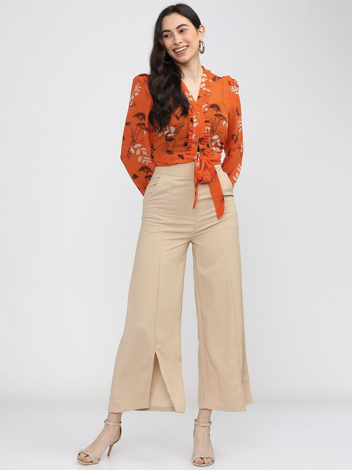 Tokyo Talkies Floral Crop Top