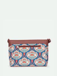 ZOUK Kovil Paisley Printed Structured Sling Bag