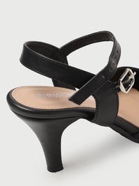 DressBerry Slim Heeled Sandals with Bows