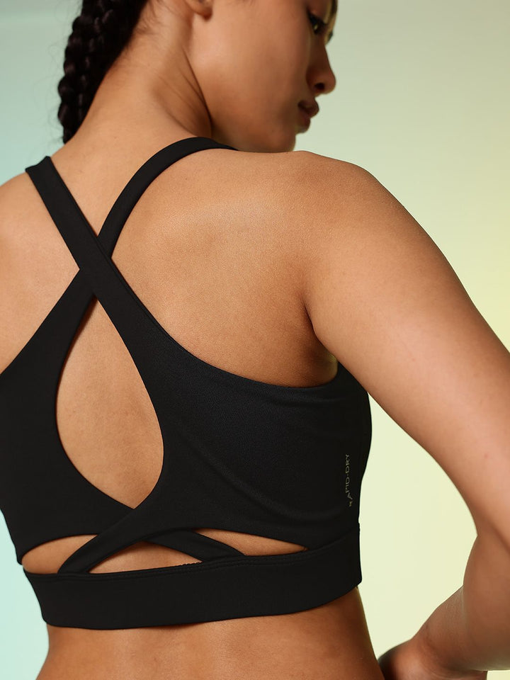 HRX by Hrithik Roshan Lightly Padded Rapid-Dry Running Bra HR_AW24_W_BA_KRNV003_03_A