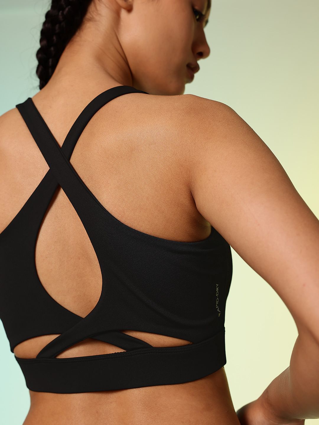 HRX by Hrithik Roshan Lightly Padded Rapid-Dry Running Bra HR_AW24_W_BA_KRNV003_03_A